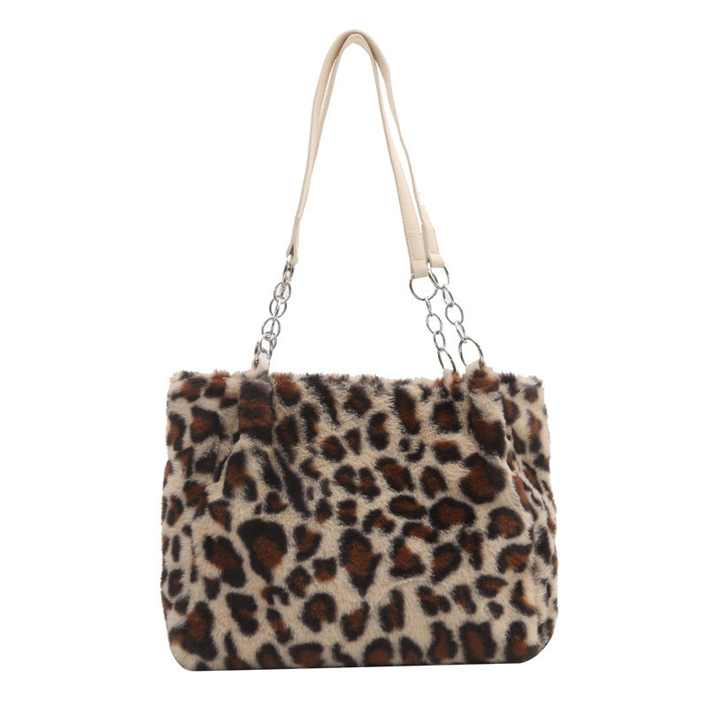 Sac à dos tendance en peluche