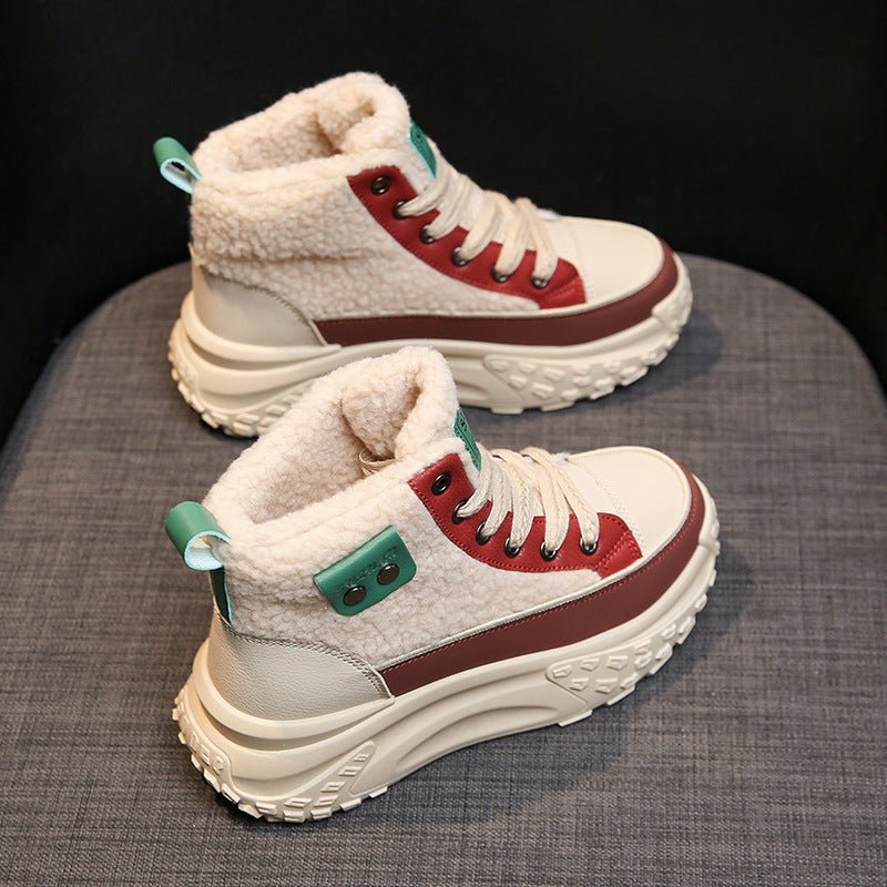 Chaussures Casual Hauteur Doublées Polaire