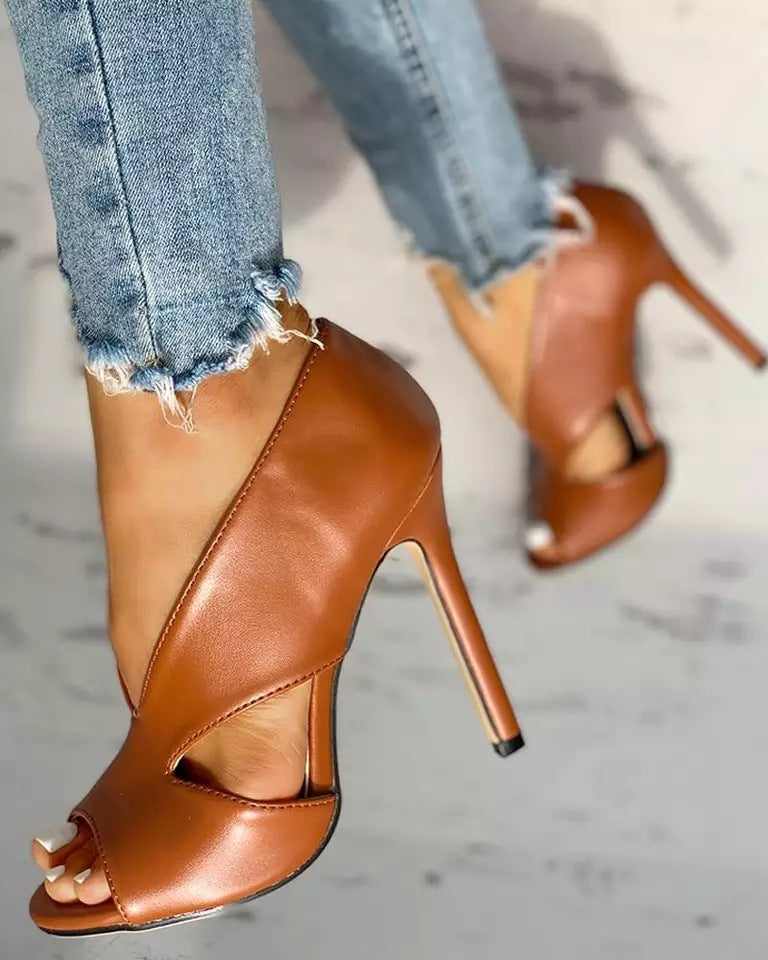 chaussures sexy à talons fins