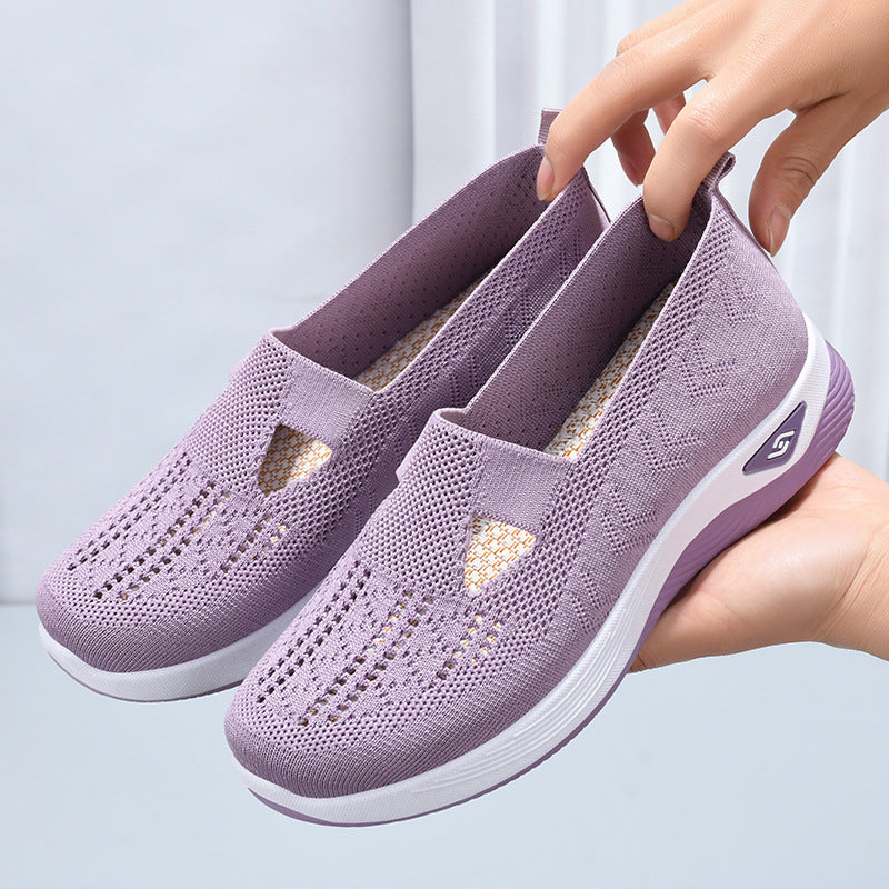 Chaussures confort souples semelle antidérapante femme