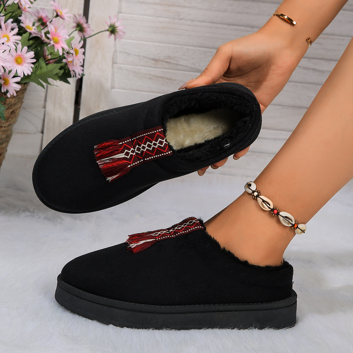 Chaussons Douillets Suédés