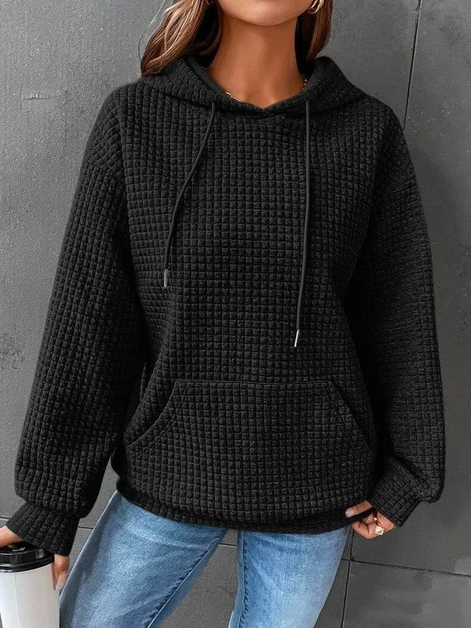 Pull ample décontracté à manches longues