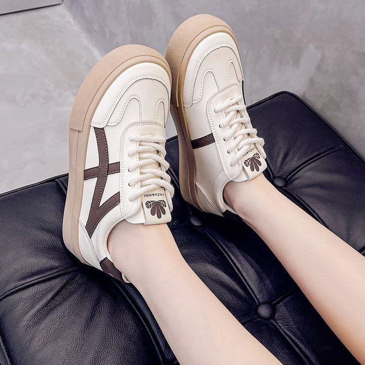 Chaussures à plateforme blanches