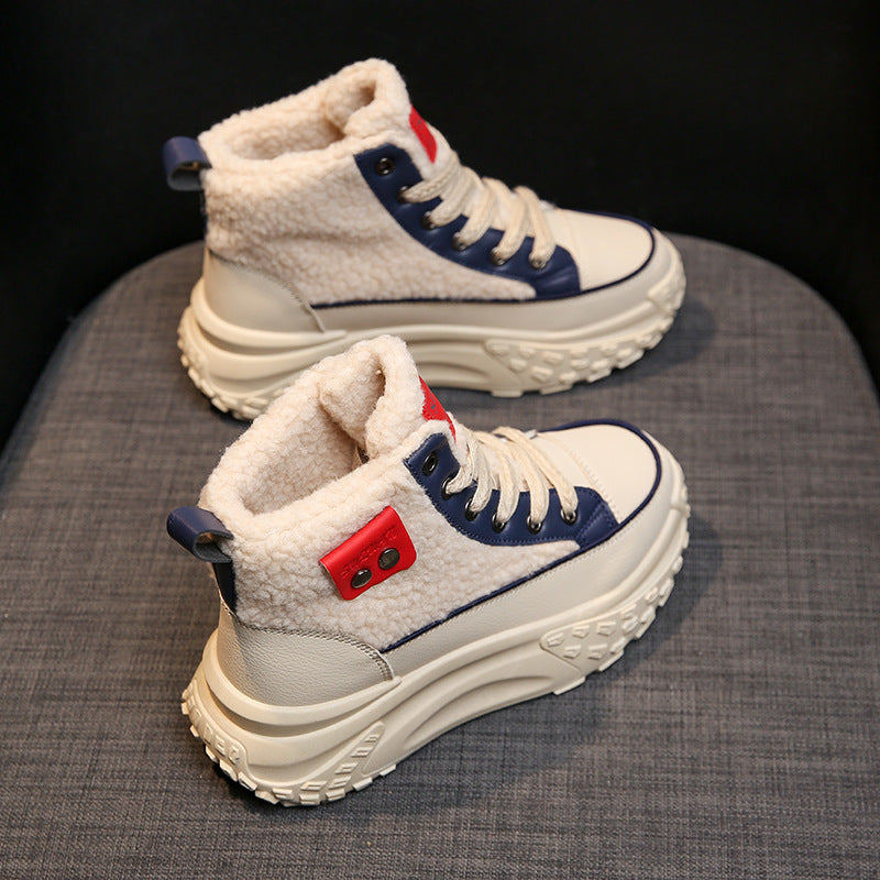 Chaussures Casual Hauteur Doublées Polaire