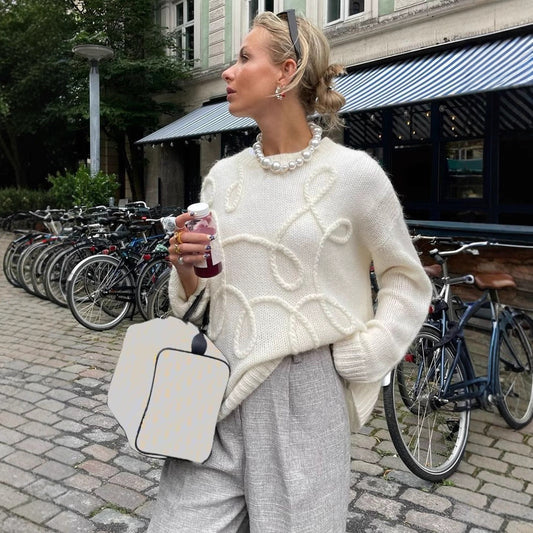 Pull chaud à manches longues