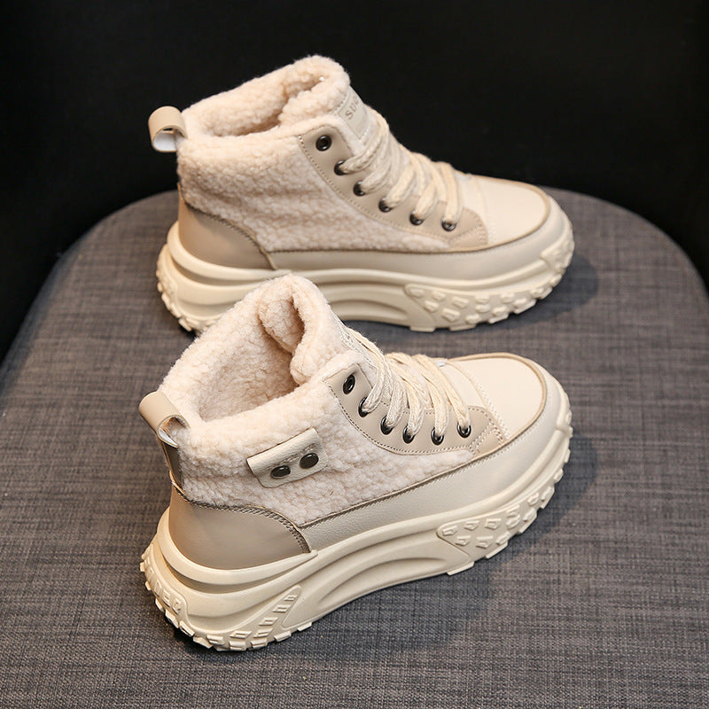 Chaussures Casual Hauteur Doublées Polaire