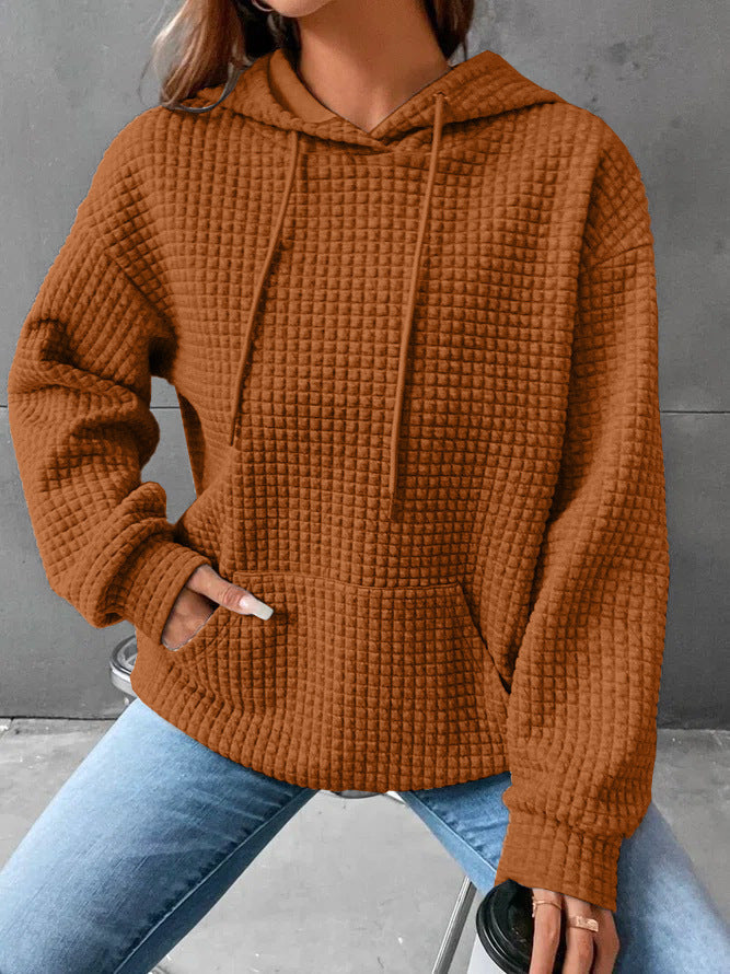 Pull ample décontracté à manches longues