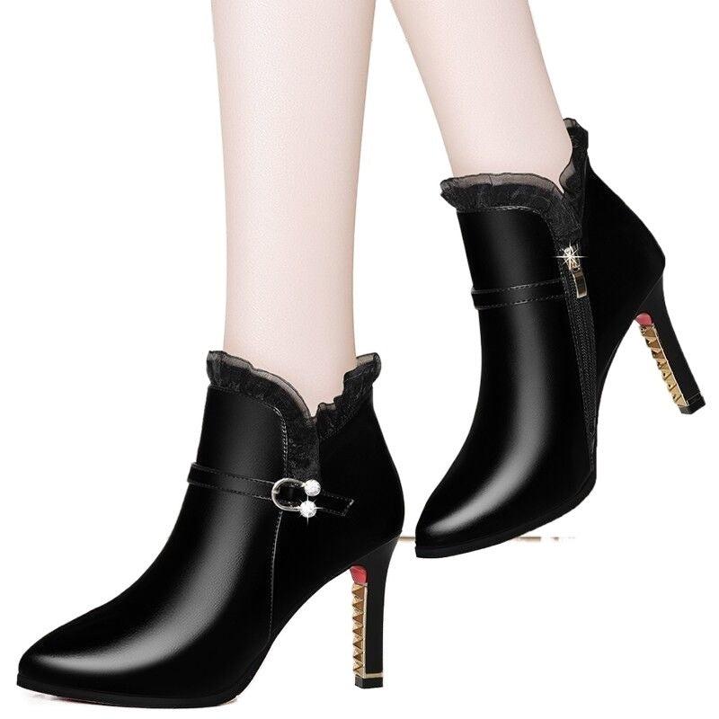 Bottes à talons hauts