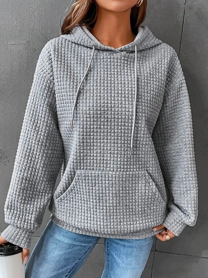 Pull ample décontracté à manches longues
