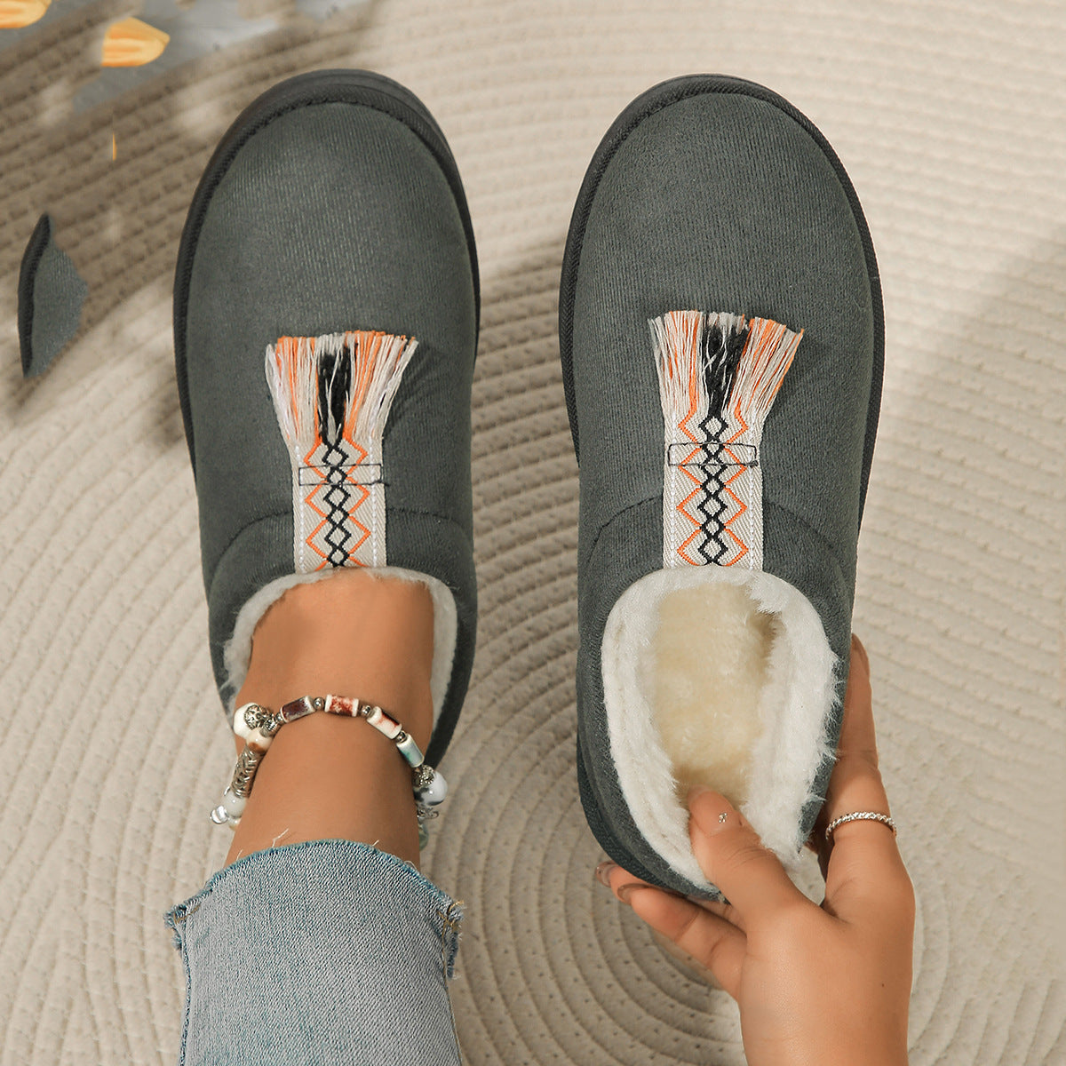 Chaussons Douillets Suédés