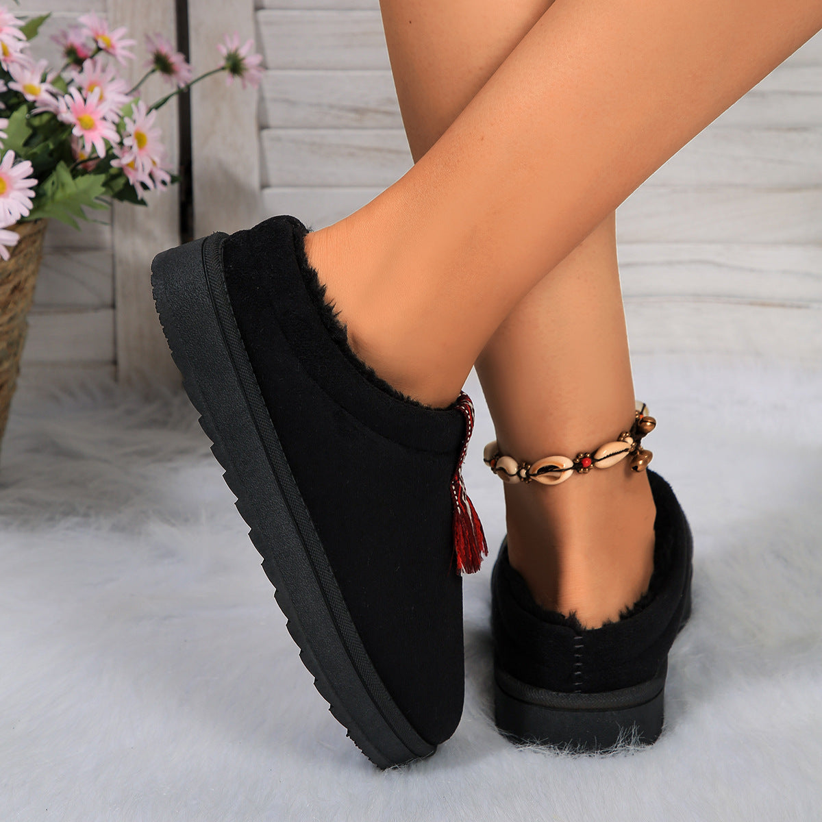 Chaussons Douillets Suédés