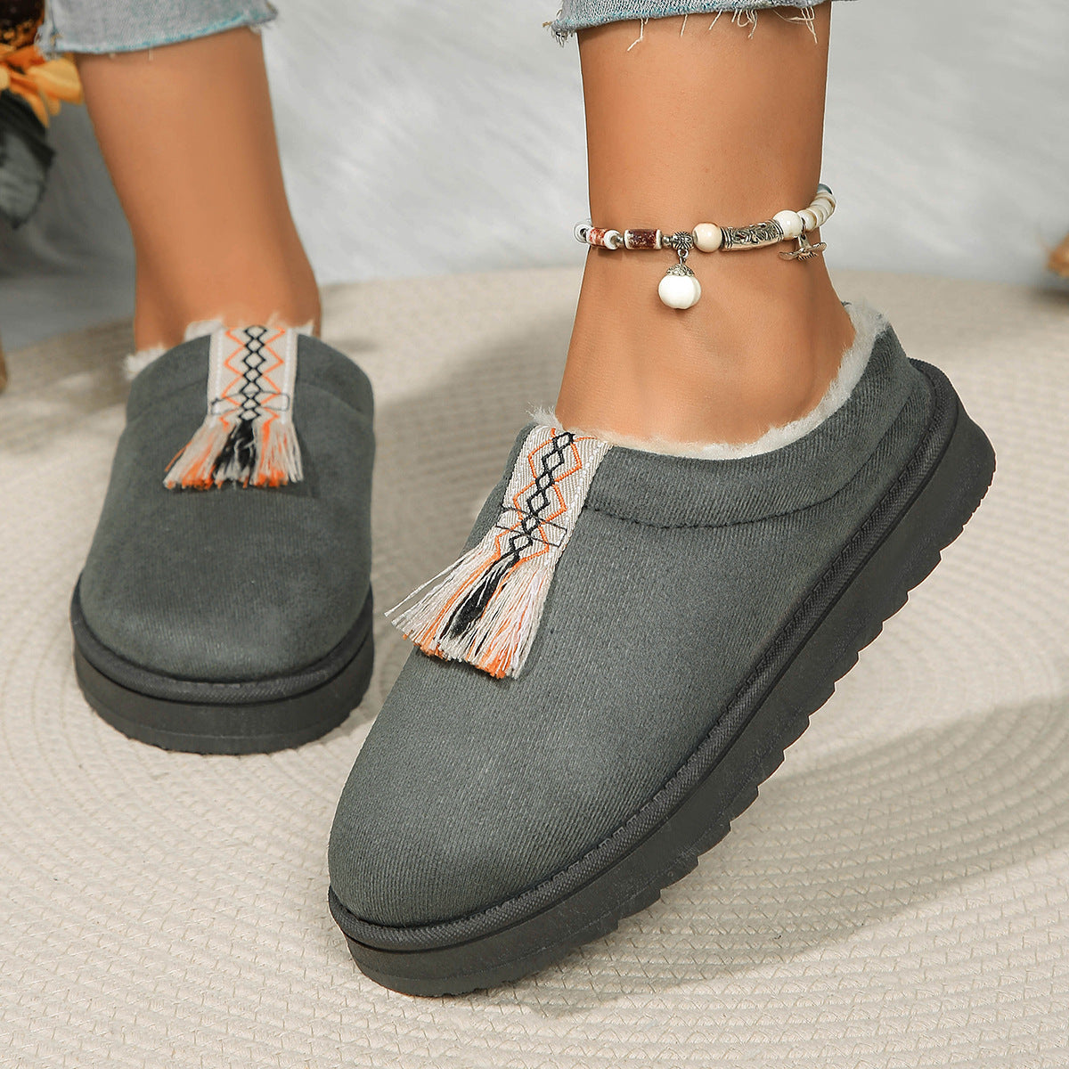 Chaussons Douillets Suédés