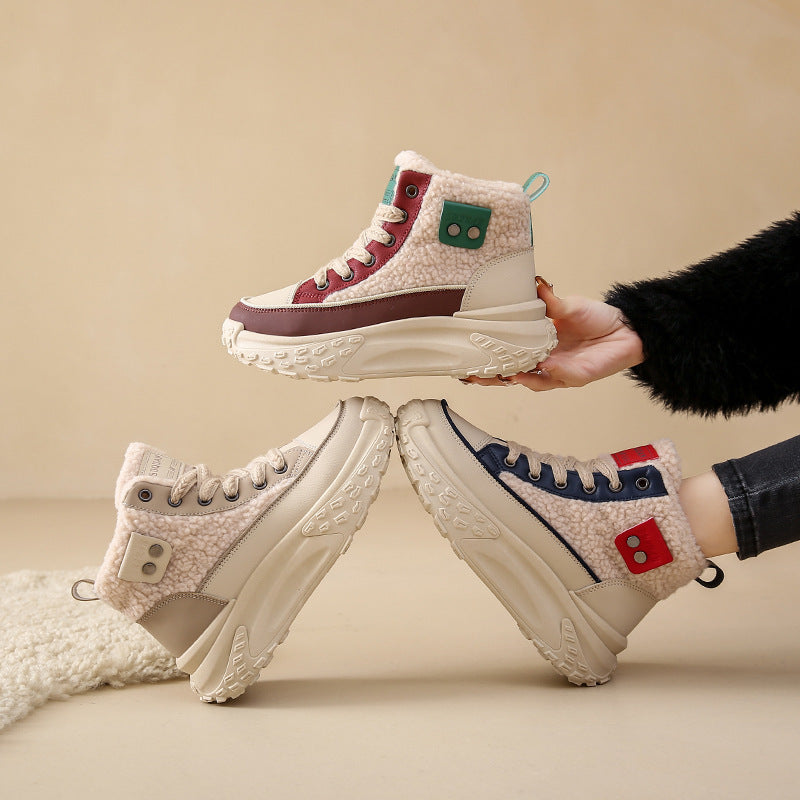 Chaussures Casual Hauteur Doublées Polaire