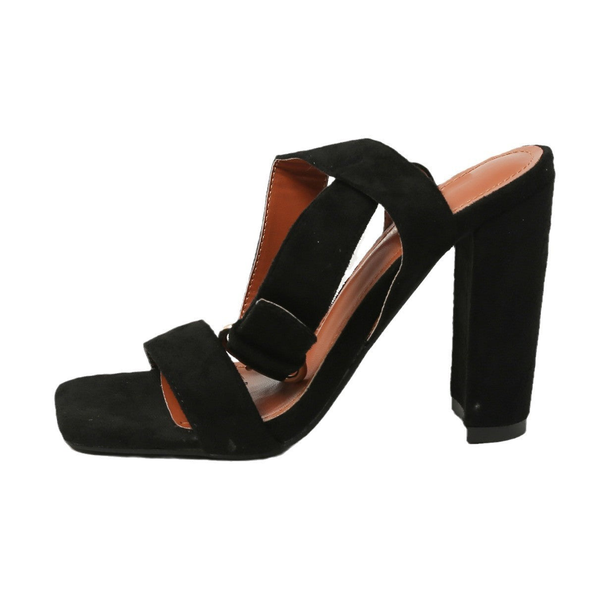 Sandales à talons épais simples