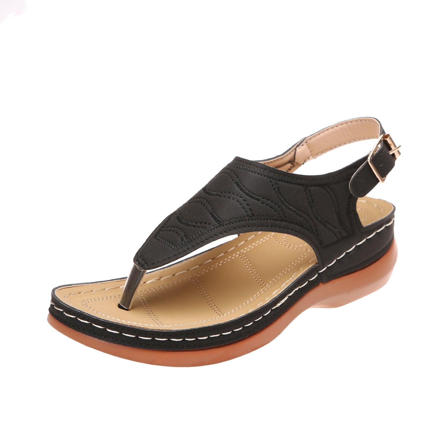 Chaussures d'été romaines rétro à clip