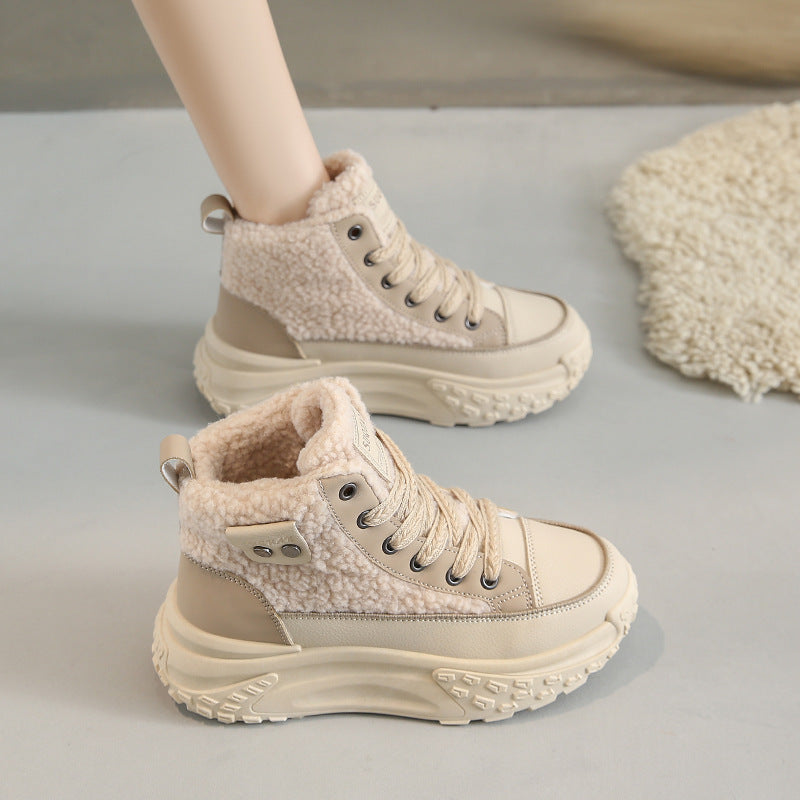 Chaussures Casual Hauteur Doublées Polaire
