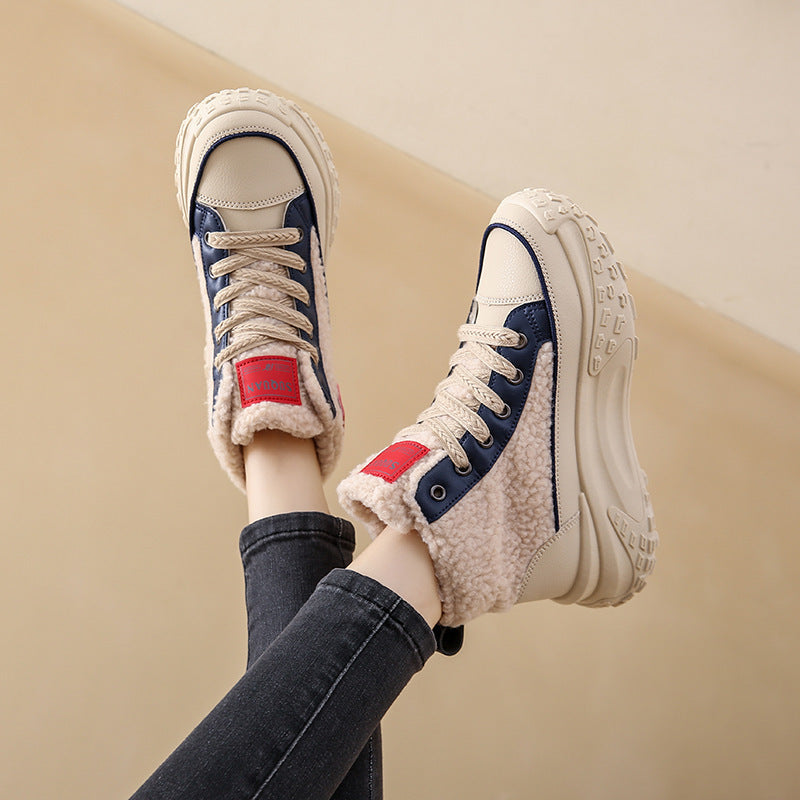 Chaussures Casual Hauteur Doublées Polaire