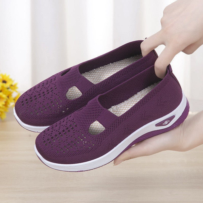 Chaussures confort souples semelle antidérapante femme