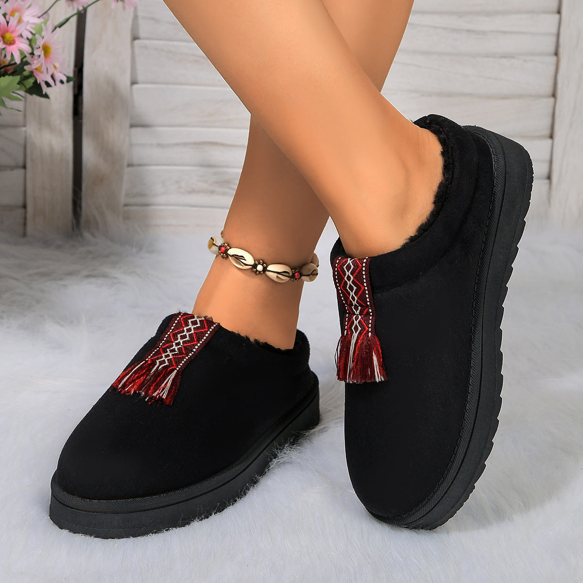 Chaussons Douillets Suédés