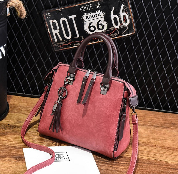 Sac à main en cuir.