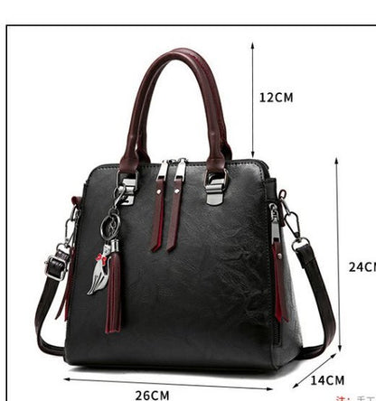 Sac à main en cuir.