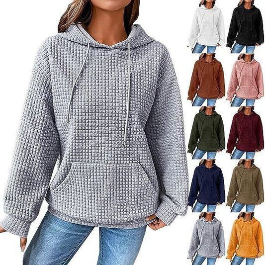 Pull ample décontracté à manches longues