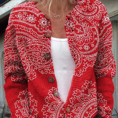 cardigan imprimé numérique 3D