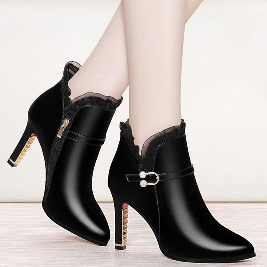 Bottes à talons hauts