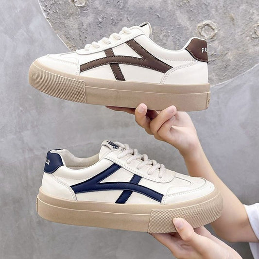 Chaussures à plateforme blanches