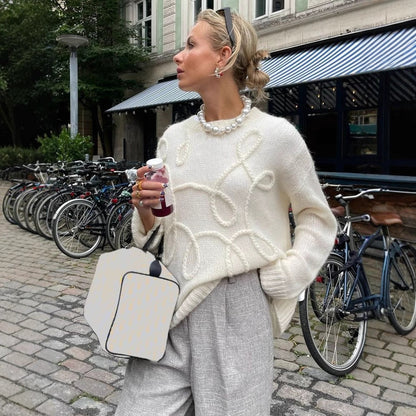 Pull chaud à manches longues