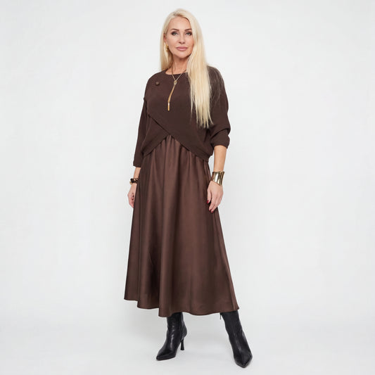 Ensemble Pull Robe Confortable