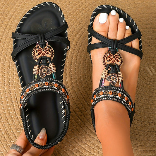Sandales en cuir confortables pour femme