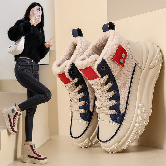 Chaussures Casual Hauteur Doublées Polaire
