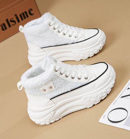 Chaussures Casual Hauteur Doublées Polaire.