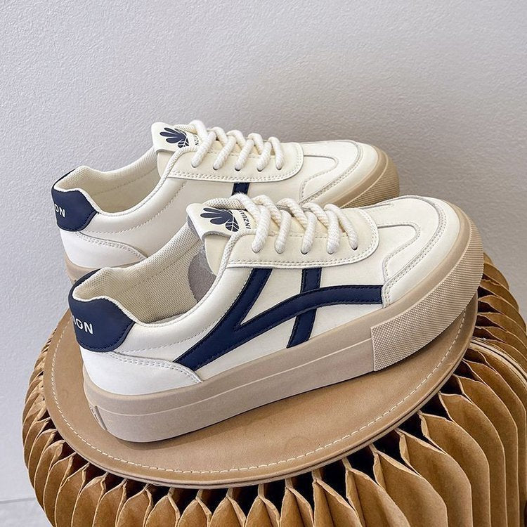 Chaussures à plateforme blanches
