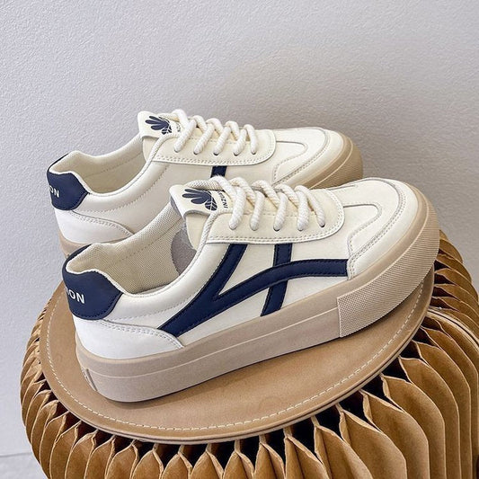 Chaussures à plateforme blanches