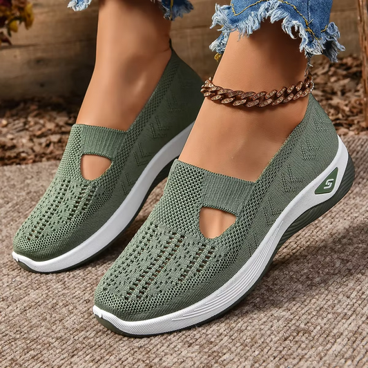 Chaussures confort souples semelle antidérapante femme