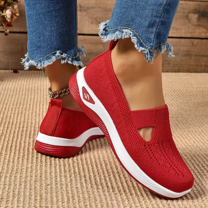 Chaussures confort souples semelle antidérapante femme.