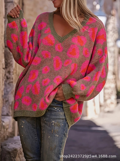 Pull décontracté en tricot tendance