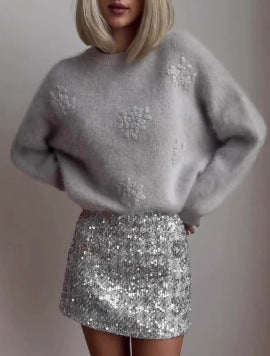 Pull Col Rond Confortable