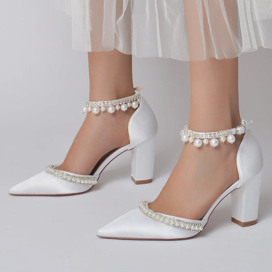 Talon bloc et strass